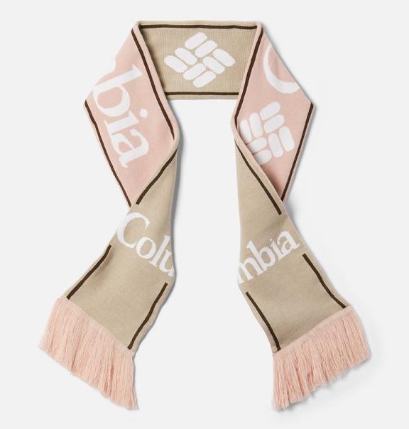 Columbia Lodge Scarves White Pink For Women's NZ75416 New Zealand